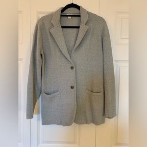 J.Crew Factory size medium gray sweater blazer